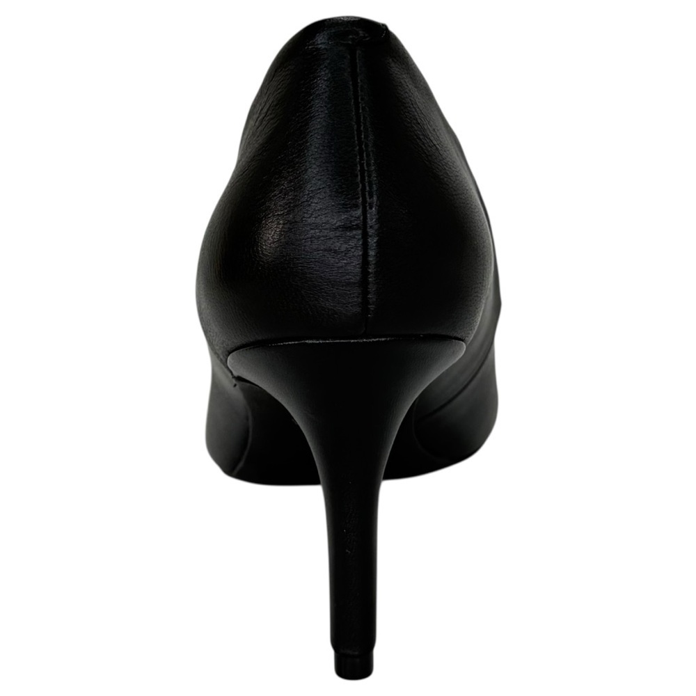 ON 34th Jeules Black Leather Womens Heels Size 9M - Picture 4 of 10